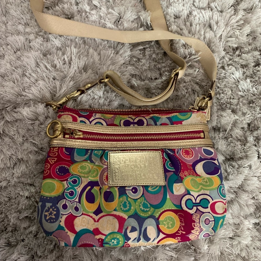 Coach poppy crossbody